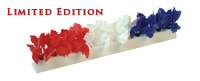 Blue, Red and White Garnish