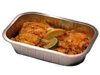 Chicken in a Smoothwall Aluminium Tray