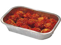 Meatballs in a Smoothwall Aluminium Tray