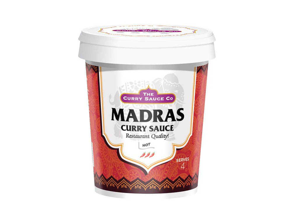 Madras Sauce 6 X 475G Tubs Per Case