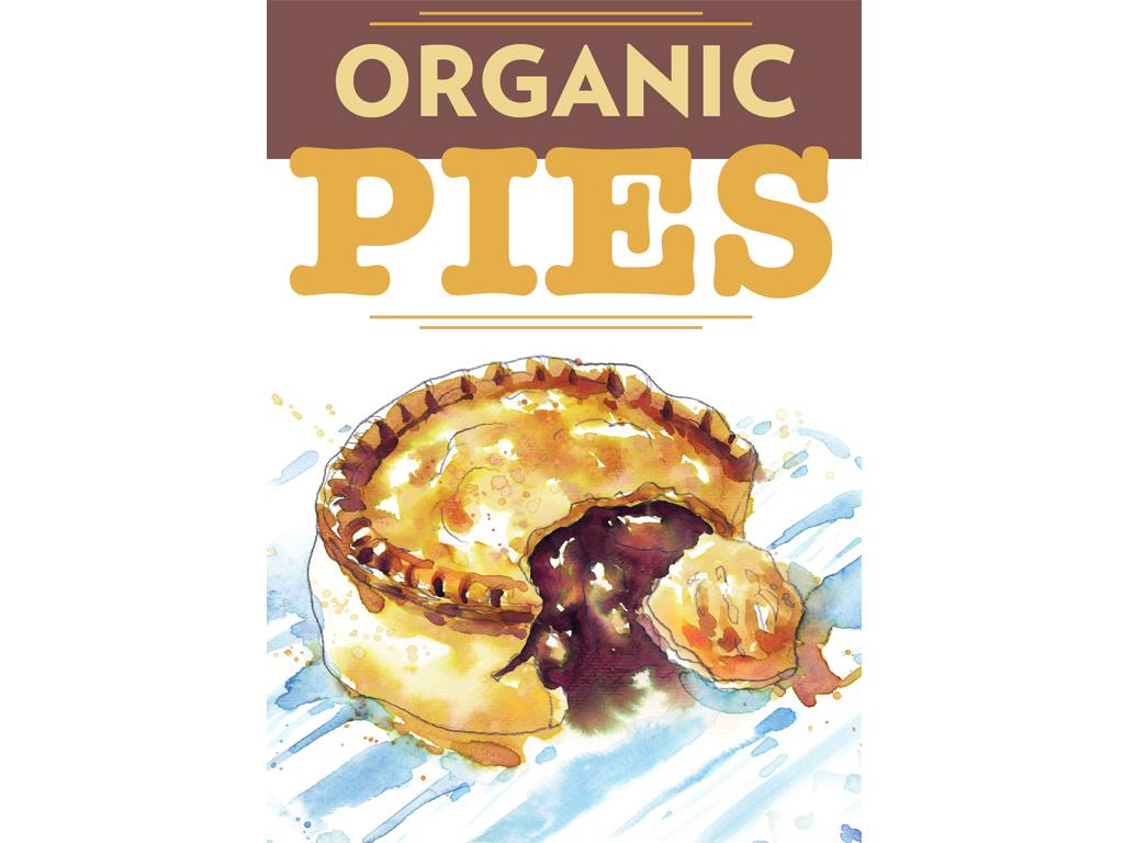 Organic Pies Poster