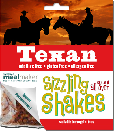 Texan Sizzling Shakes Sachet X 10