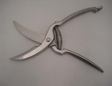 STAINLESS STEEL POULTRY SHEARS 25CM LONG