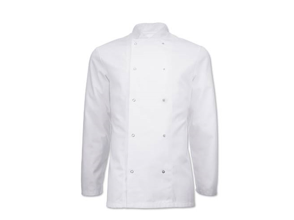 CHEFS JACKET LONG SLEEVE WHITE COTTON 100CM CHEST