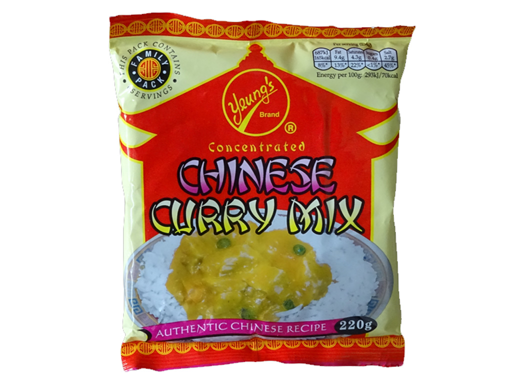 Yeungs Chinese Curry Mix 12 X 220G Sachets.