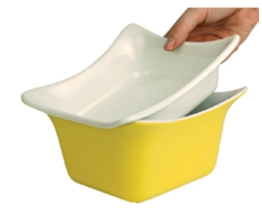 White Melamine Insert For 1/6 Size Fleur Crock