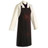 APRON NAVY/WHITE STRIPE 90X100   100% COTTON