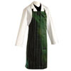 APRON GREEN/WHITE STRIPE 90X100   100% COTTON