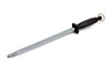 12" OVAL STEEL BLACK PLASTIC HANDLE