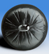 PLASTIC CASING 100MM 40MU BLACK 30M SHIRRED STICKS