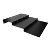 BLACK ACRYLIC 3 STEP RISER