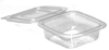 RECT HINGED LID CONTAINER PET, 250GR 800/BOX
