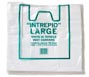 WHITE VEST HD CARRIER BAG 11 x 17 x 21", 13 MICRON