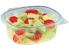 OVAL HINGED LID CONTAINER PET, 250GR 600/BOX