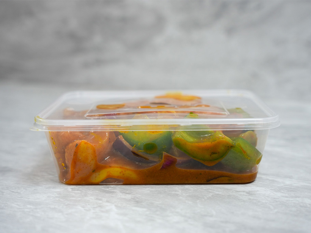 Microwaveable Container & Lid 750CC  250 Per Box