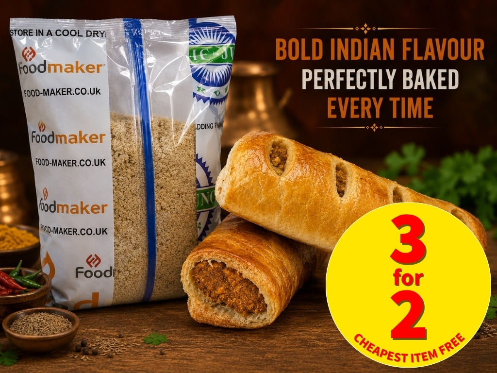 Gf Indian Style Sausage Roll Mix 1KG Pack