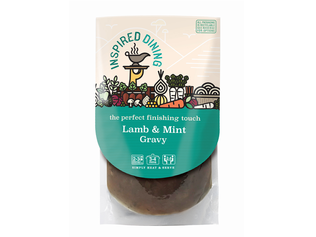 Inspired Dining Lamb & Mint Gravy 8X 200G