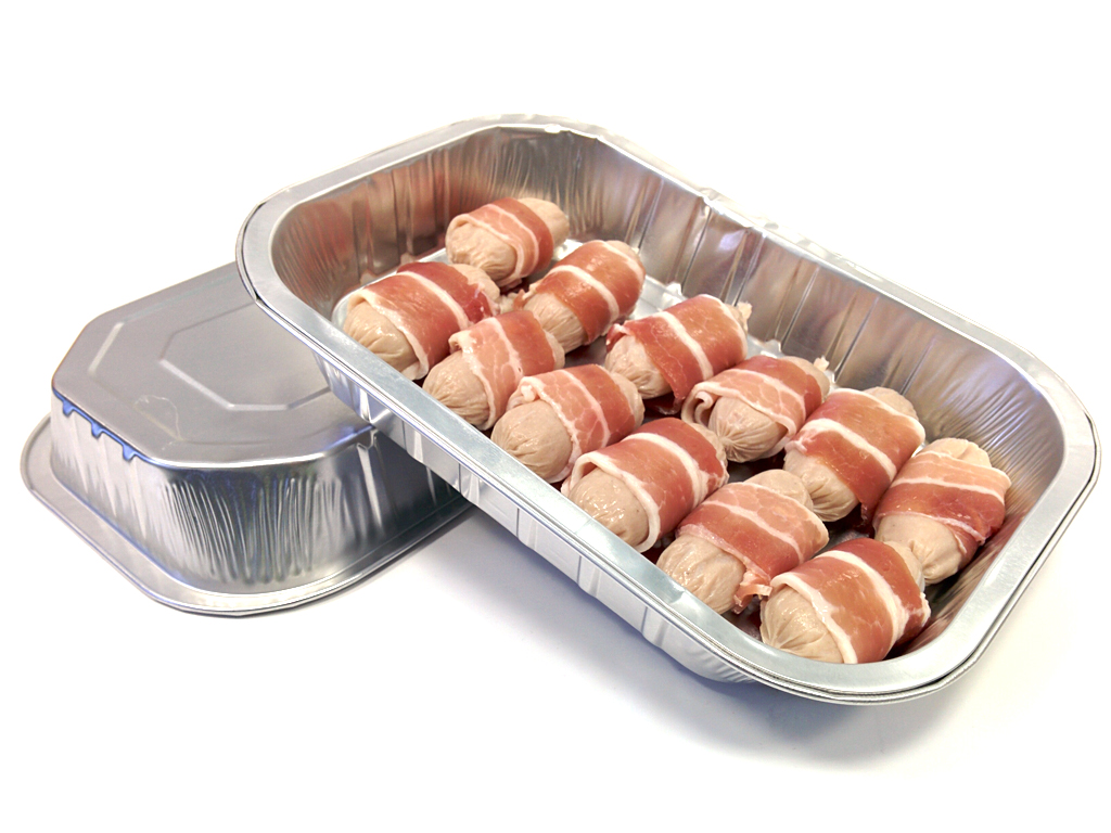 ALUMINIUM SMOOTHWALL TRAY 220mm x 150 x 34mm 783CC