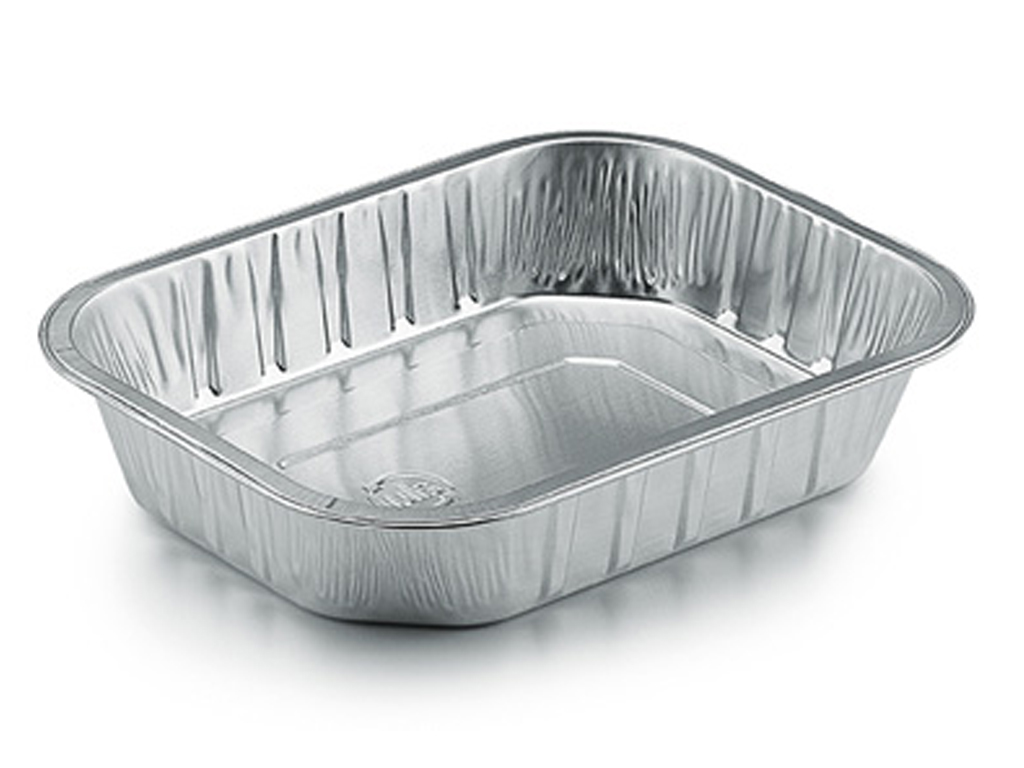 ALUMINIUM SMOOTHWALL TRAY 197 x 155 x 40mm 859CC