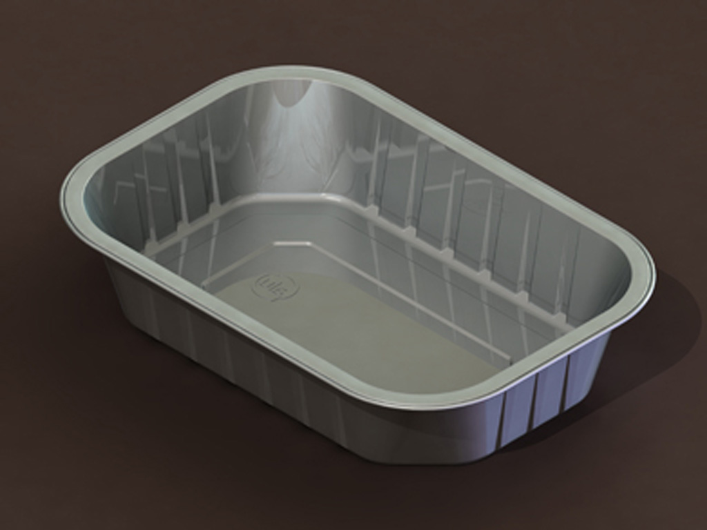 ALUMINIUM SMOOTHWALL TRAY 220 x 150 x 45mm 1000CC