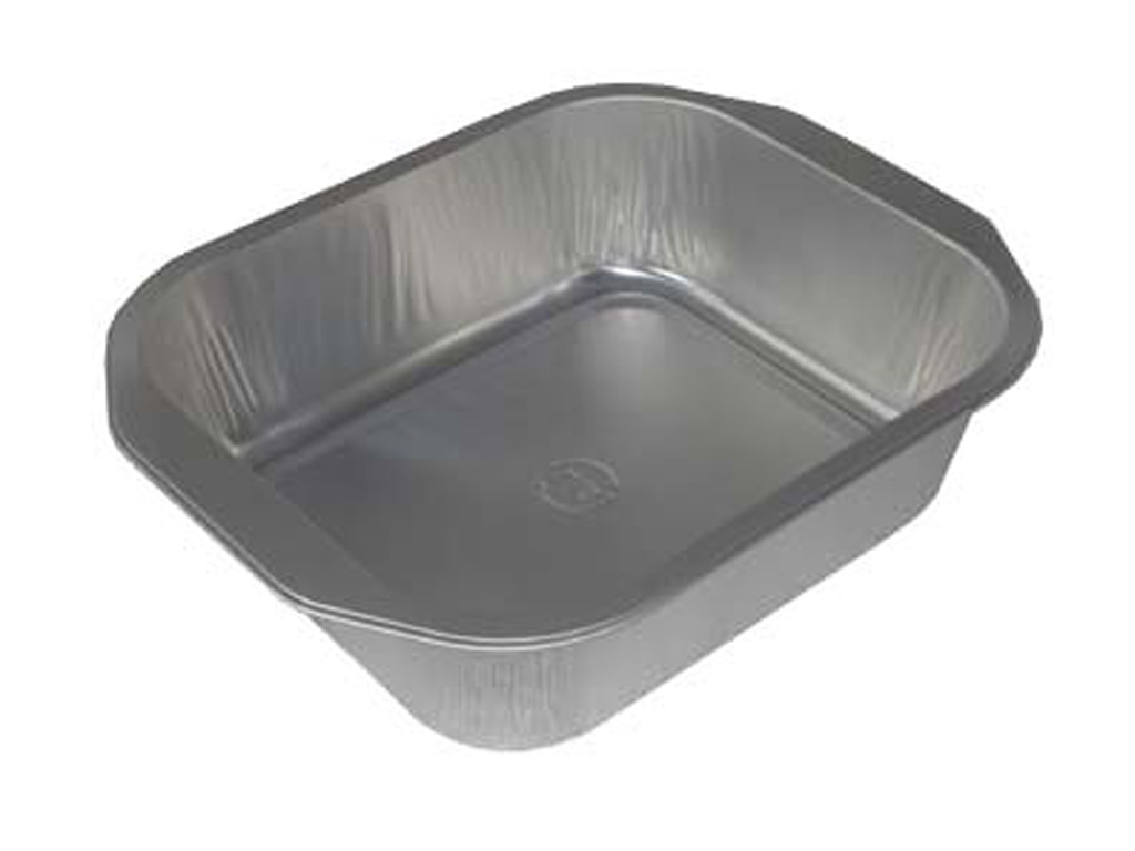 ALUMINIUM SMOOTHWALL TRAY 157 x 124 x 40mm 497CC