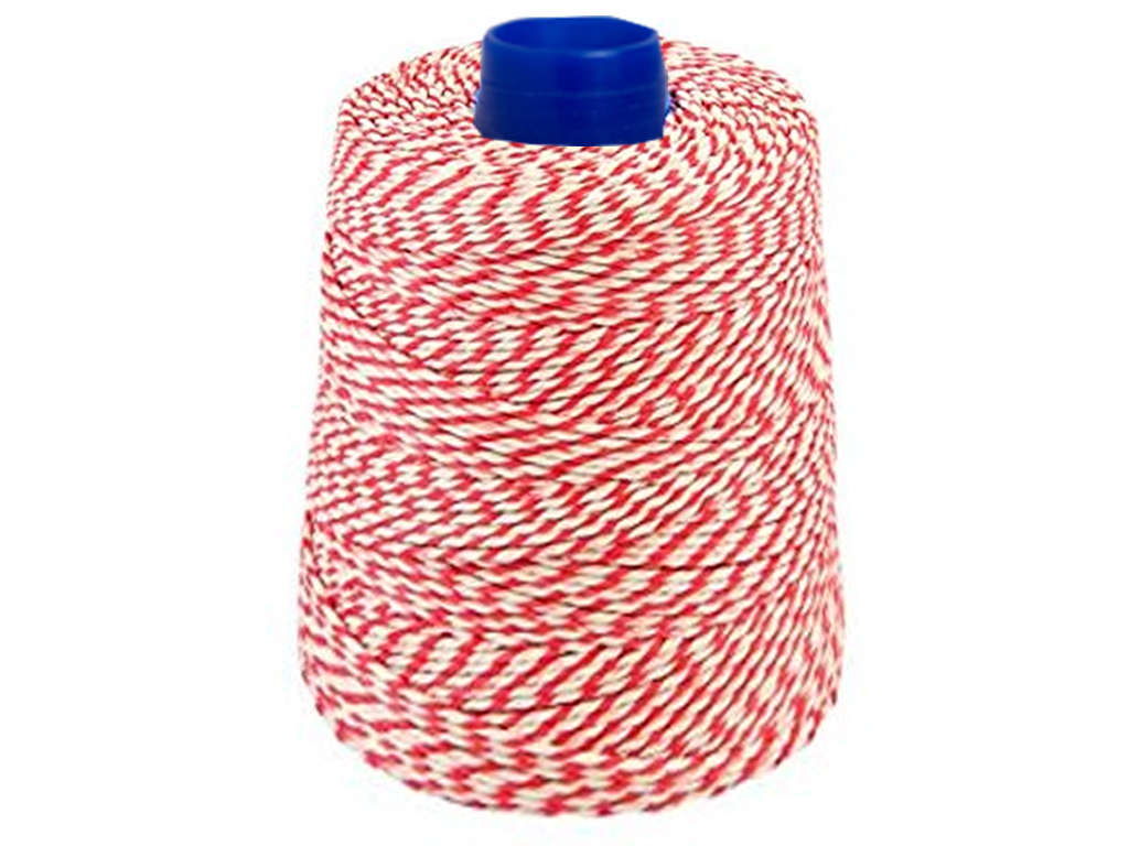 AUTOMATIC TWINE RED/WHITE 10 PLASTIC CONES/BOX