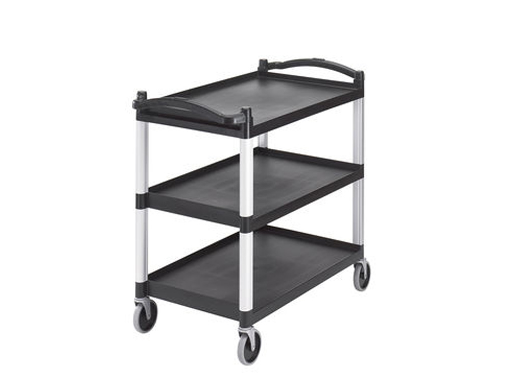 TROLLEY WITH WHEELS BLACK 1015 X 540 X 950MM