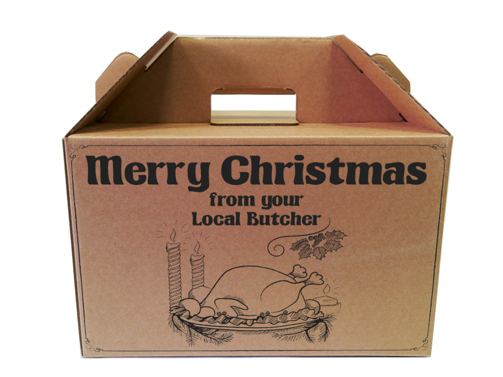 TURKEY BOX PRINTED MEDIUM 385X240X200MM