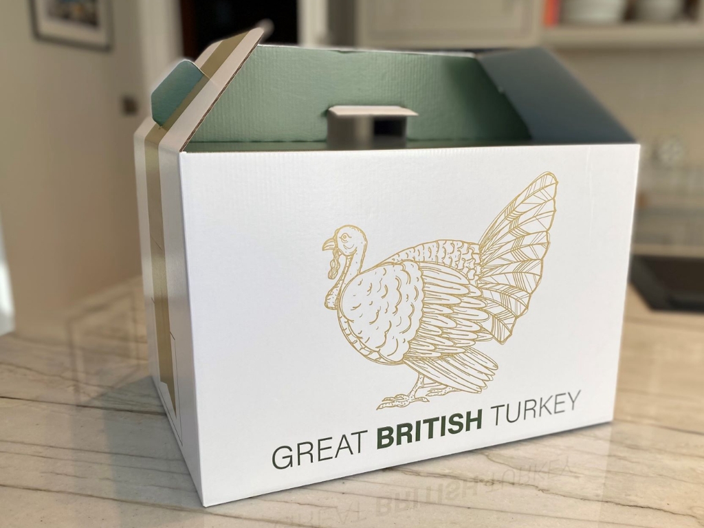 TURKEY BOX PRINTED MEDIUM GREAT BRITISH TURKEY