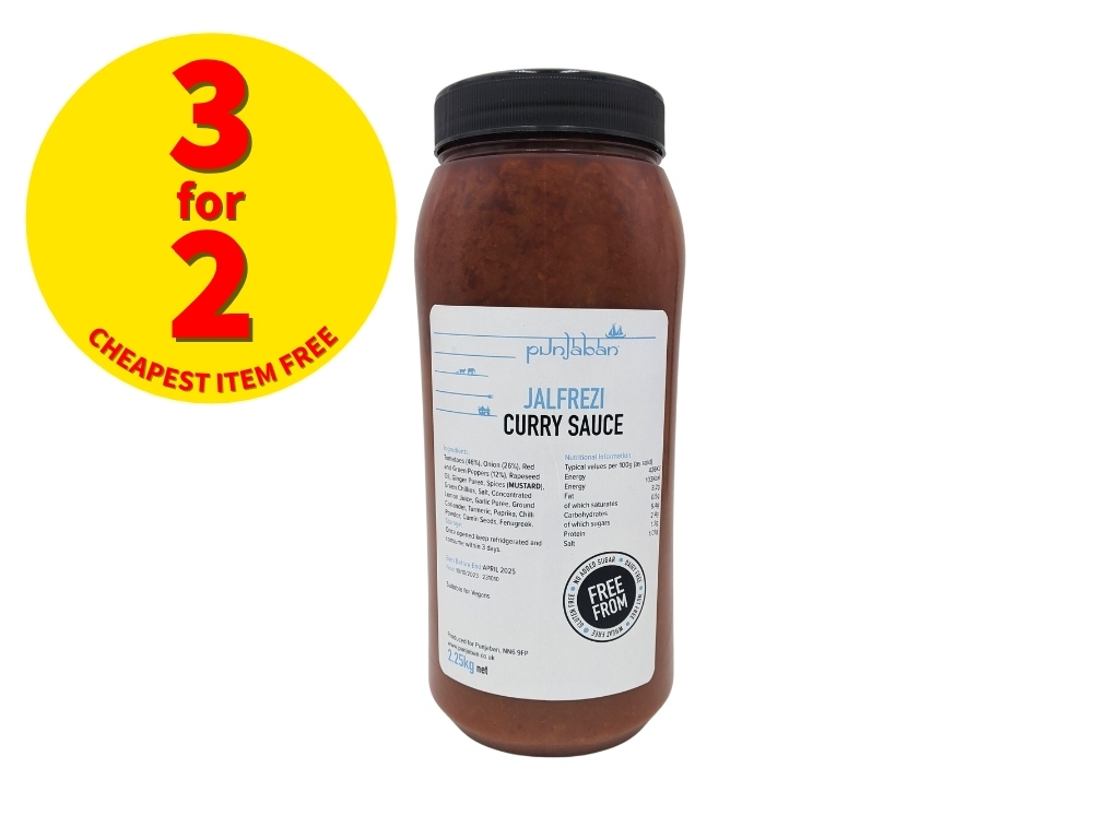 PUNJABAN JALFREZI SAUCE CATERING SIZE 2.2L 4/CASE