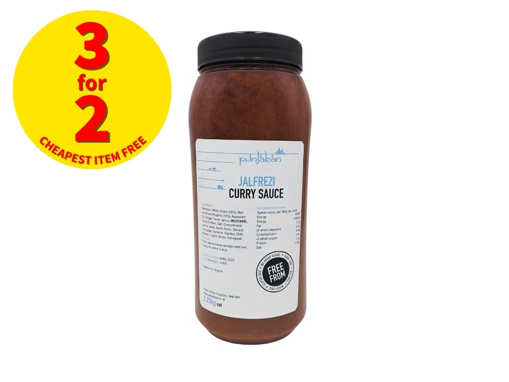 PUNJABAN JALFREZI SAUCE CATERING SIZE 2.2L 4/CASE