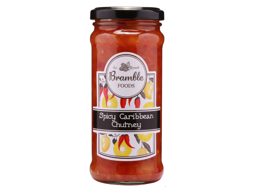 SPICY CARIBBEAN CHUTNEY 280G 6 PER CASE