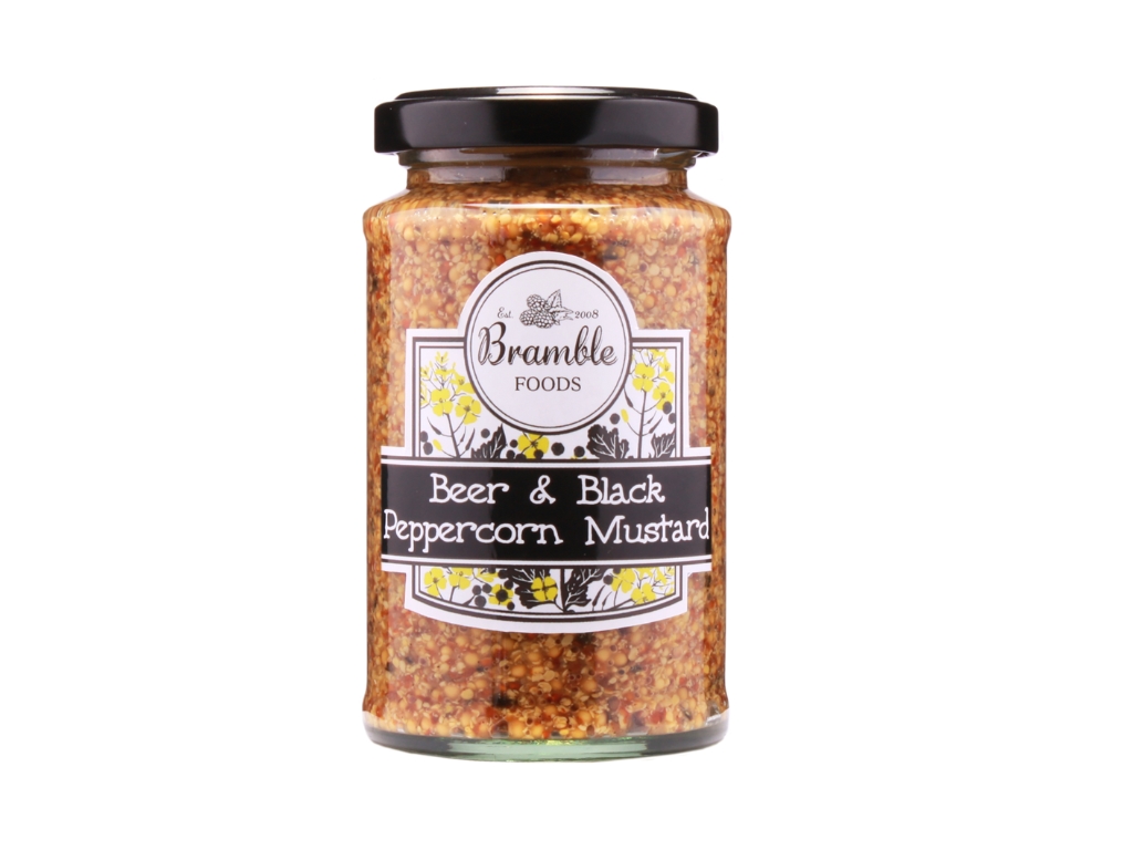 Beer & Black Peppercorn Mustard 160G 6 Per Case