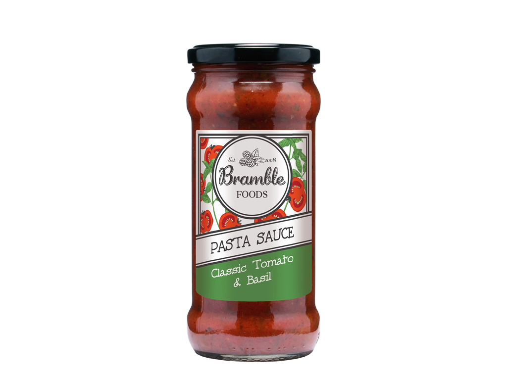 TOMATO & BASIL PASTA SAUCE 350G