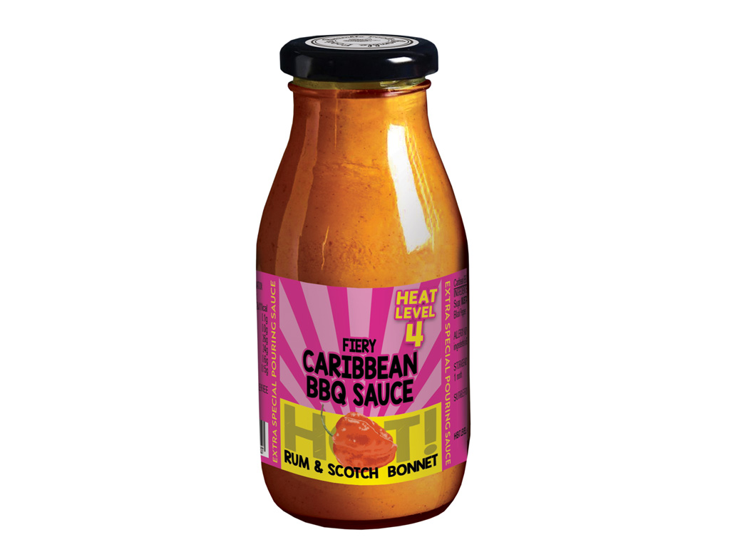 Fiery Caribbean BBQ Sauce 270G / 6 Per Case