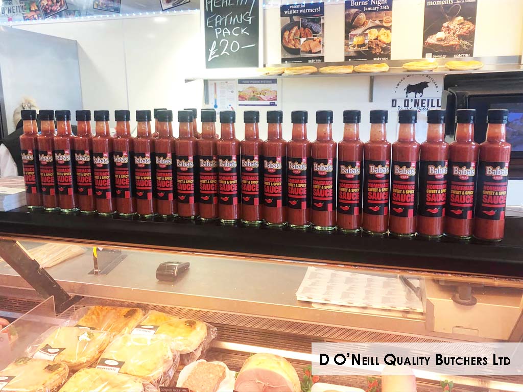 Babas Sweet Chilli Sauce 250ML 6 Per Box