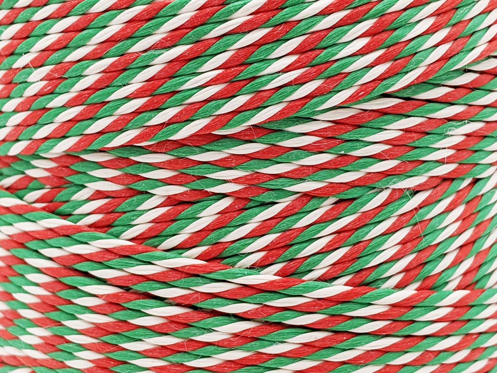 Butchers Red White Green Rayon Twine String No 5