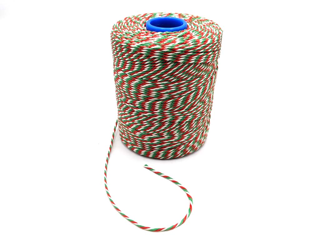 Butchers Red White Green Rayon Twine String No 5