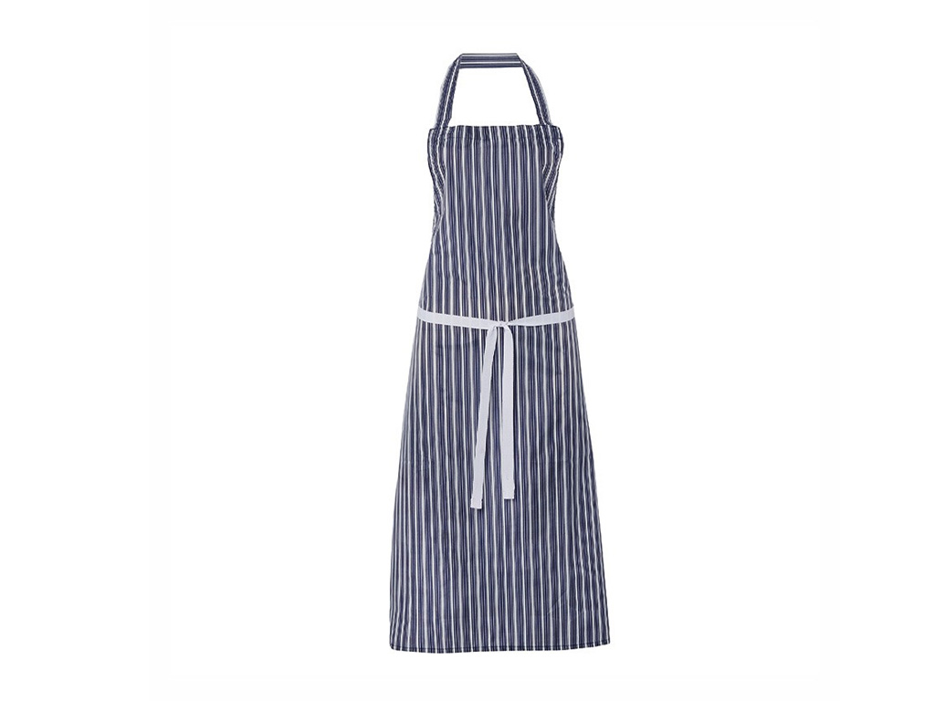 Apron Navy/White College Stripe 90X100