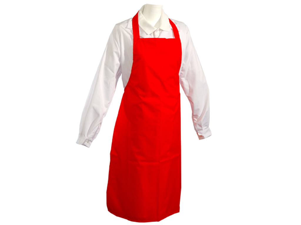 Apron Red Plain 70X100   Nylon