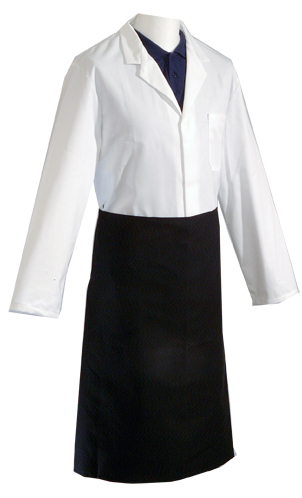 Waist Apron Black 90CM X 50CM Polycotton