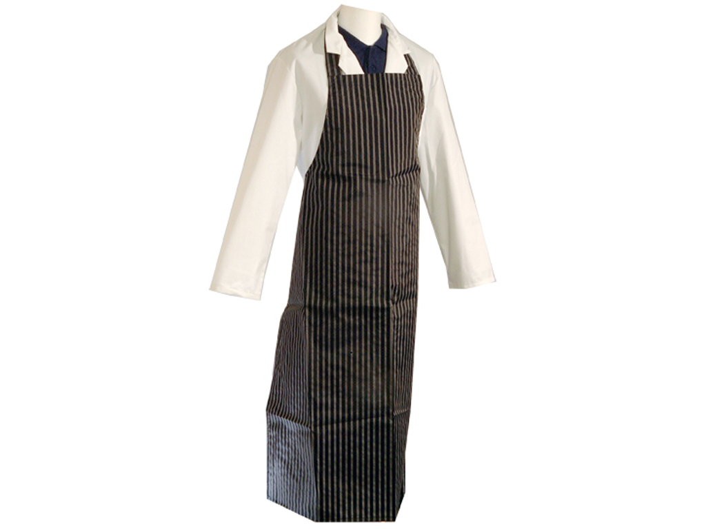 APRON NAVY BLUE TWIN STRIPE 90X120 NYLON