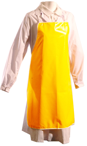 APRON YELLOW ACRYLATE 105CM REGULAR LENGTH