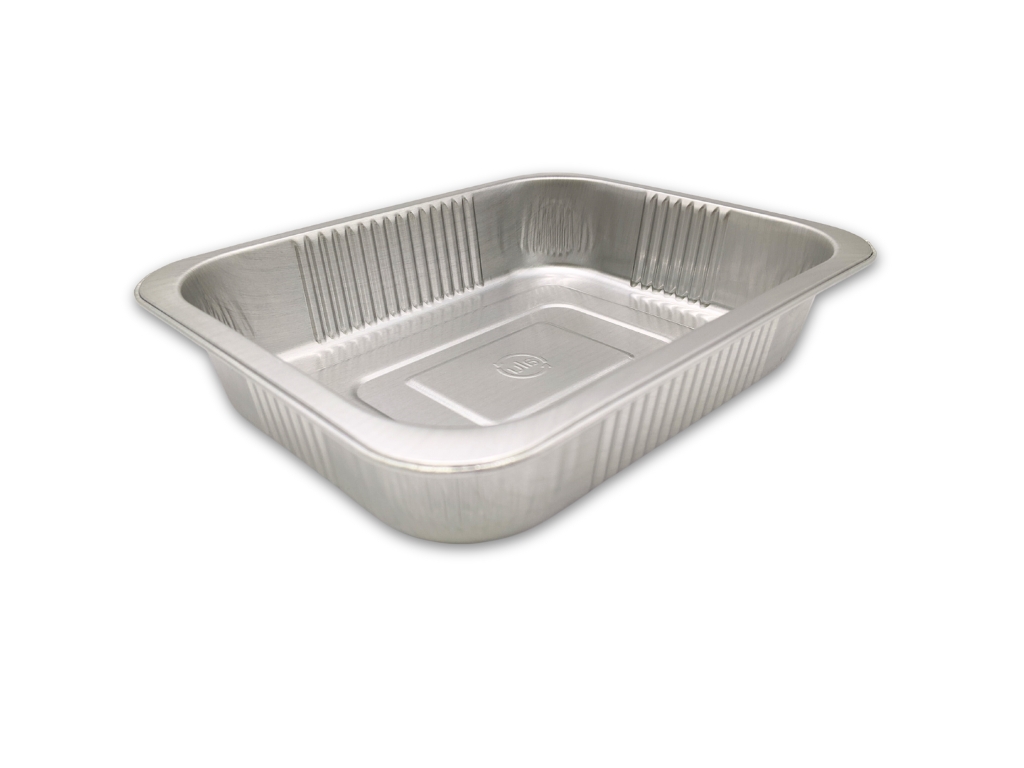 ALUMINIUM SMOOTHWALL TRAY 870CC 197X155X40 590/BOX