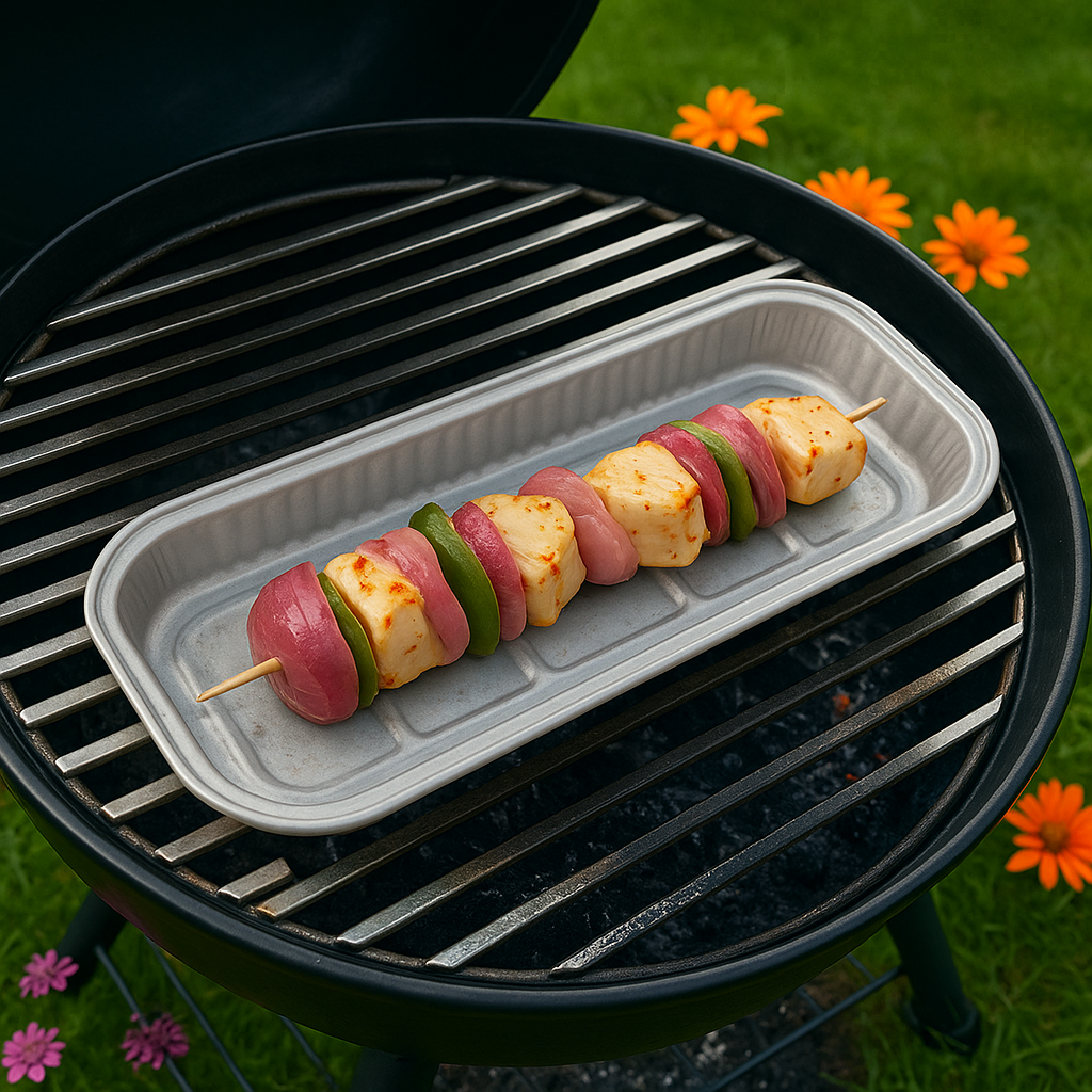 Aluminium Smoothwall Tray 408X165X43 RIBTRAY200/BOX