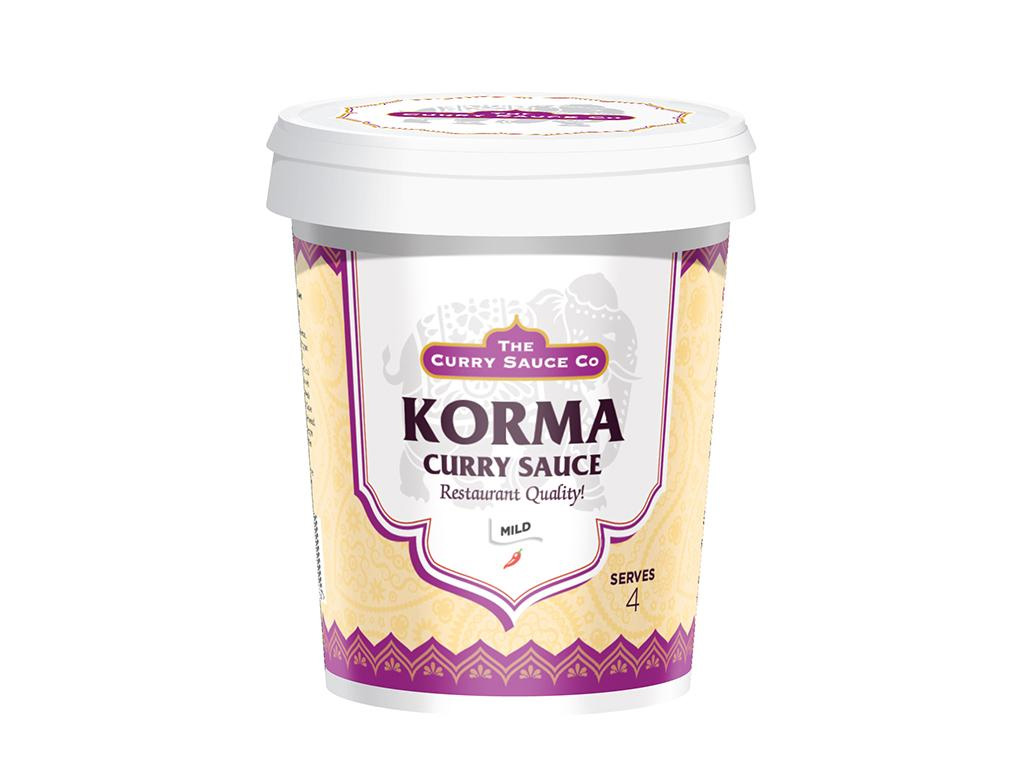 KORMA CURRY SAUCE 6 X 475G TUBS PER CASE