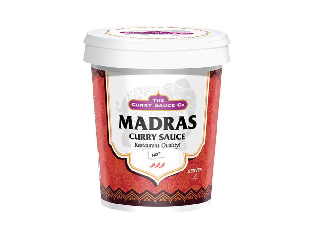 MADRAS SAUCE 6 X 475G TUBS PER CASE