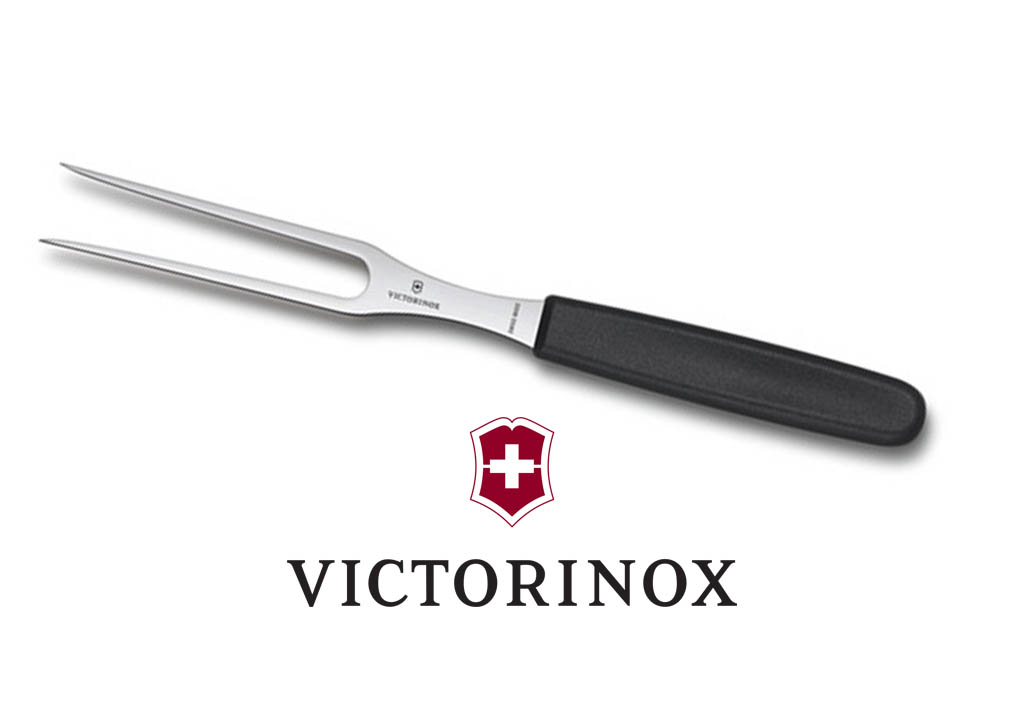 VICTORINOX CARVING FORKS BLACK HANDLE 5.2103 -15CM