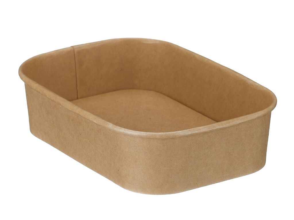 Rectangular Kraft 500ML Kraft Bowl  300/CASE