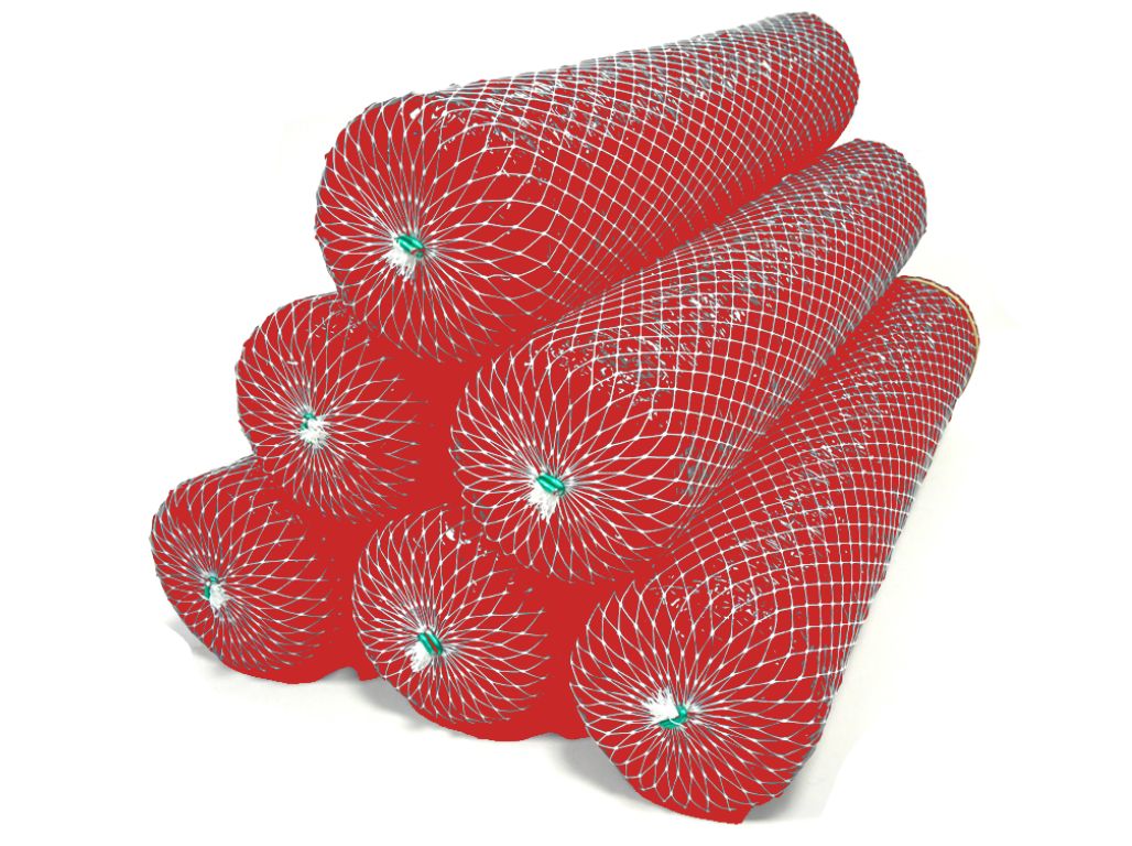 MULTIBAR 50MM RED 40MU 30MTR SHIRRED STICKS